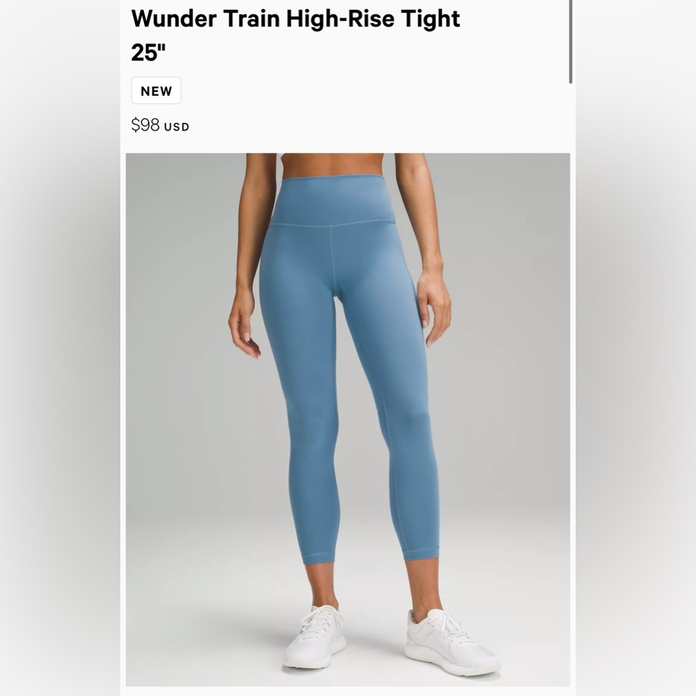Lululemon Wunder Train Leggings HR Tight 28”